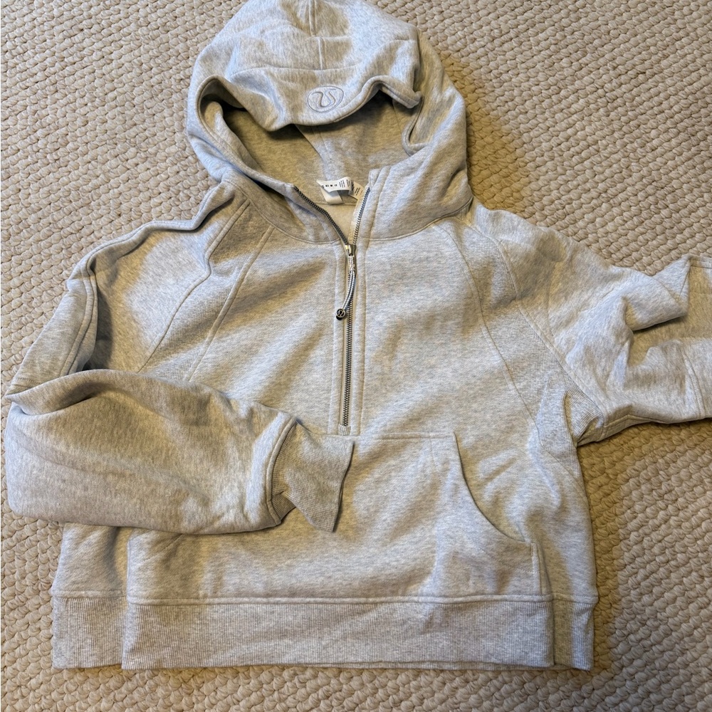 Lululemon Athletica Light Gray Zip-Up